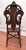 Heywood-Wakefield Antique Art Nouveau "Fleur De Lis" Wicker & Cane Solid Wood Accent Chair in the Style of Heywood-Wakefield For Sale - Image 4 of 12
