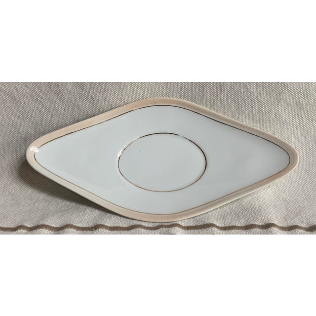 Late 19th Century 19th Century French Porcelain Sauce Boat With Underliner For Sale - Image 5 of 12