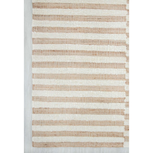 10x14Ft. Natural Wool & Jute Modern Premium Quality Rug For Sale - Image 4 of 18