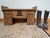 Brutalist Oak Hall Chest Bench with Black Iron Hardware, 1960s For Sale - Image 9 of 13