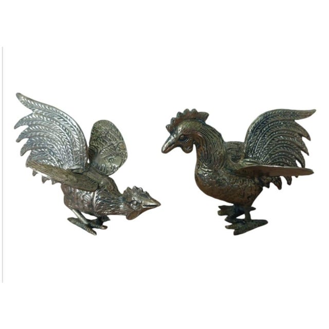 Fighting Rooster made on France Brass
