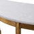 English Marble Top Demilune For Sale - Image 3 of 6