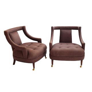Regency Club Chairs - Pair For Sale