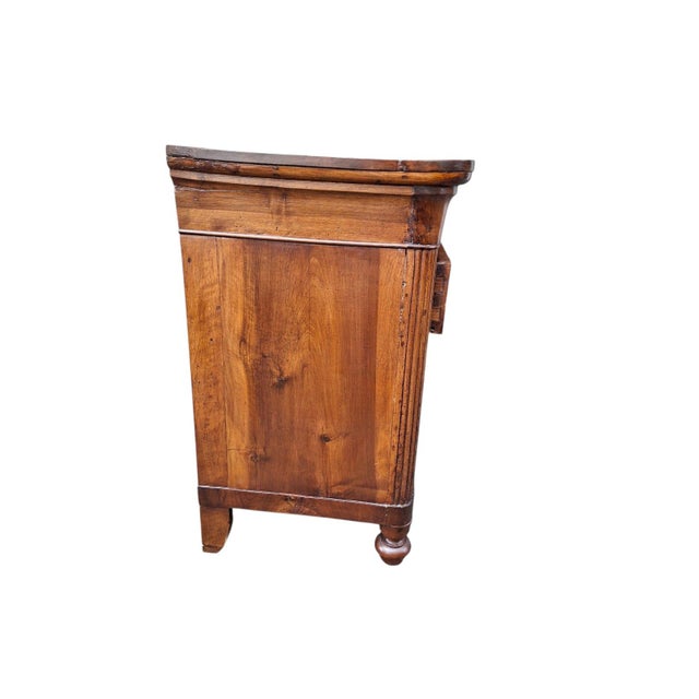19th Century Piedmontese Walnut Chest of Drawers, 1850 For Sale - Image 3 of 14