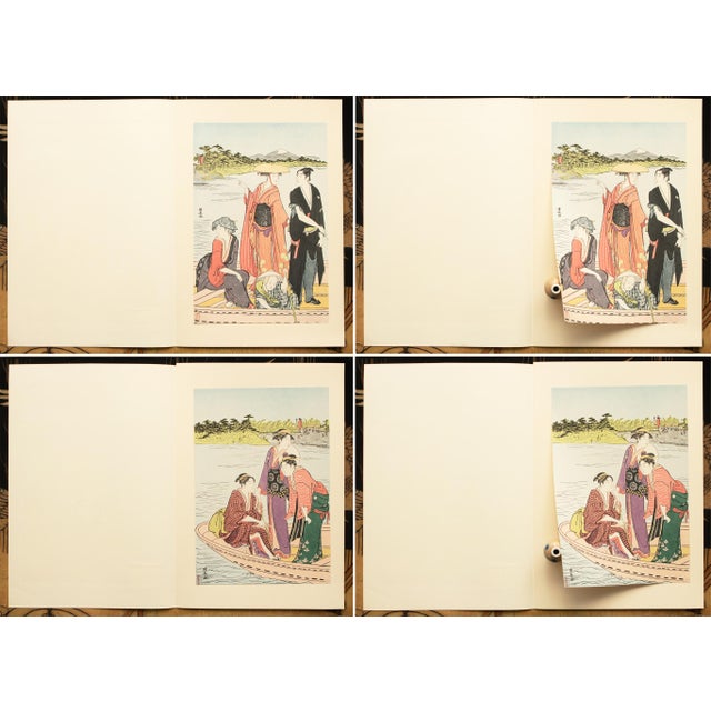 Ivory Rare XL 1964 Kiyonaga, First Edition Collection of 24 Masterpieces in an Original Case and Box For Sale - Image 8 of 18