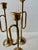 Metal Vintage Brass Tabletop Collection: Trumpet & Reindeer Taper Holders - Set of 5 For Sale - Image 7 of 9