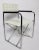 1970s Folding Chrome Frame Directors Chair For Sale - Image 5 of 13