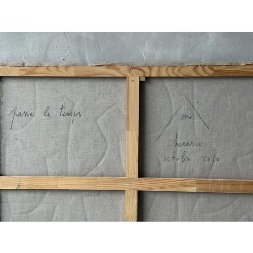 Georges Ferrato, Abstract Composition 4, Acrylic on Canvas For Sale - Image 7 of 8