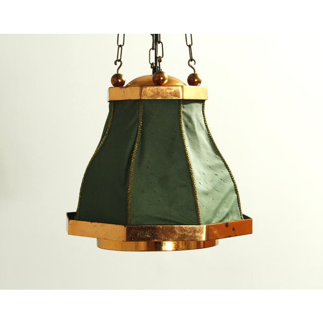 Vintage Swedish Copper Pendant Lamp, 1950s For Sale - Image 12 of 17