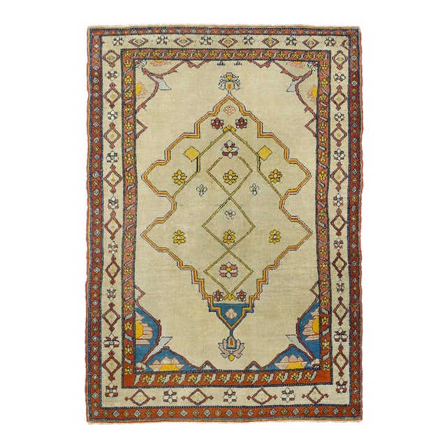 Antique Tribal Bakhshayesh Rug 3'11'' X 6'0'' For Sale