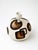 Mid-Century Modern Mid-Century Portuguese Studio Pottery Op Art Spherical Table Lamp, 1970s For Sale - Image 3 of 9