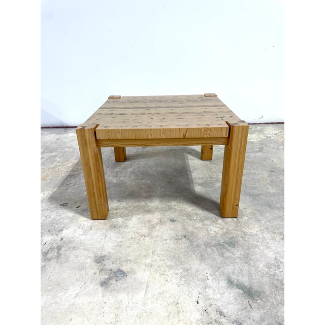 Scandinavian Vintage Oak Coffee Table. 30.75w 31.5d 20h