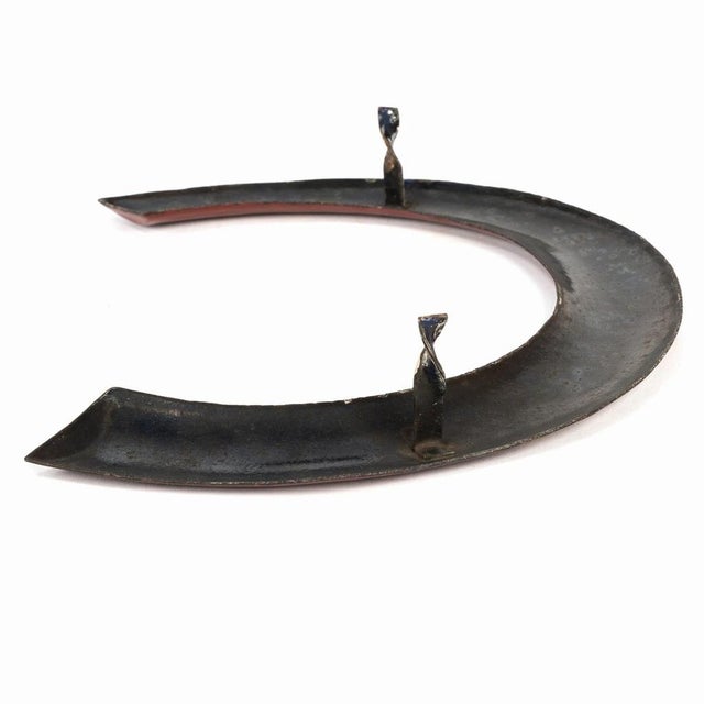 Enameled Letter C in Metal For Sale - Image 4 of 9