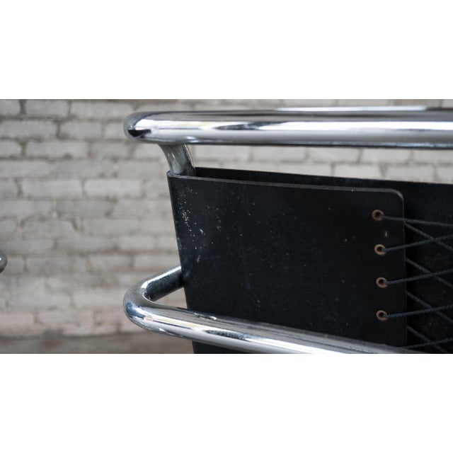 Vintage Mid Century Chairs Mies Van Der Rohe 'Mr20' Attr. Chairs - A Pair For Sale - Image 15 of 18