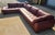 Burgundy Late 20th Century Roche Bobois Large Leather Sectional Sofa For Sale - Image 8 of 9