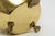 Mid-Century Modern Vintage English Dragon Footed Brass Planter For Sale - Image 3 of 5
