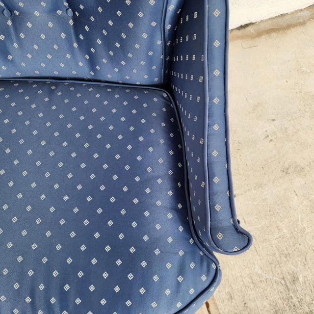 Vintage Hollywood Regency Accent Slipper Armchairs Pair For Sale - Image 12 of 18