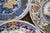 Vintage Japanese Blue White & Polychrome Imari Charger Plates 12" - 5 pcs For Sale - Image 4 of 15