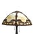 Bradley Hubbard Bradley & Hubbard Arts & Crafts 6 Panel Slag Glass Table Lamp C1920 For Sale - Image 4 of 12