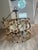 Metal 1970s Currey & Company Palm Beach Chandelier For Sale - Image 7 of 12