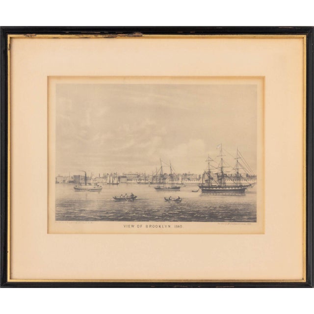 Three Views of Brooklyn and New York City Prints, comprising: Francis Hopkinson Smith (American, 1838-1915), "Brooklyn...