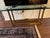 Mid-Century Modern Mid-Century Modern Italian Style Gilded Brass Glass Top Console Hall Table For Sale - Image 3 of 9