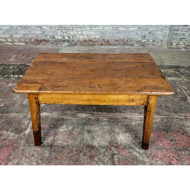 18th Century French Farm Coffee Table -Walnut For Sale - Image 4 of 11