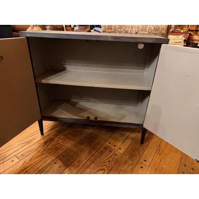 Modern "Uttermost Laurentia" 2 Door Cabinet For Sale - Image 3 of 18