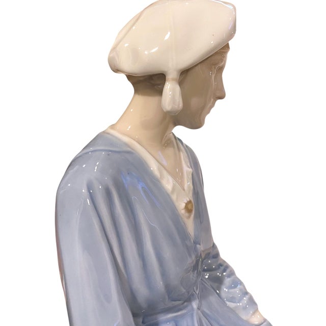 Ivory Bing & Grondahl B&g #1938 Graduate Student Nurse Porcelain Figurine 11.75" Gift For Sale - Image 8 of 12