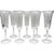 Metal Vintage Lenox Allure Lead Crystal Champagne Flutes – Set of 8 – Made in Usa – 1980s For Sale - Image 7 of 10