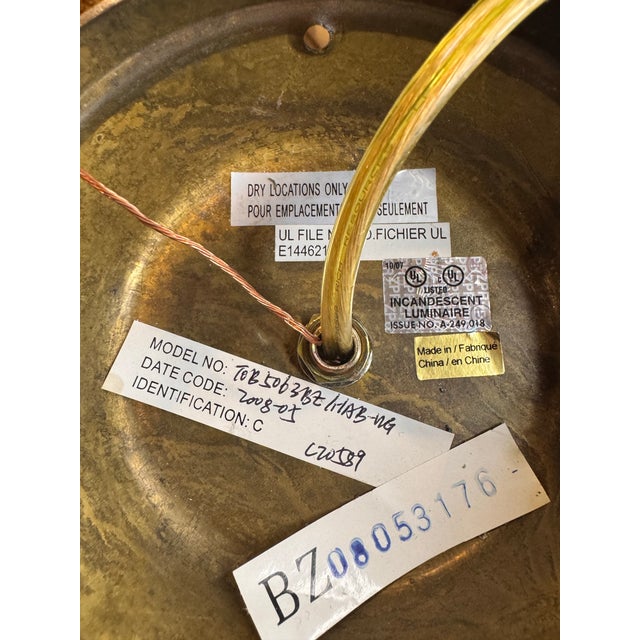 1990s Thomas O'Brien Hicks Large Pendant in Bronze For Sale In Portland, OR - Image 6 of 10