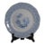 Dinner Wall Plate, Blue Transferware Scenic, John G Alcock Blantyre Cobridg 19th C. England For Sale