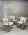 The future is now with this offering of three super cool and sleek vintage MCM heavy gauge chrome flat-bar dining, office,...