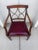 Late 19th Century Regency Style Walnut and Leather Arm Chair For Sale - Image 10 of 12