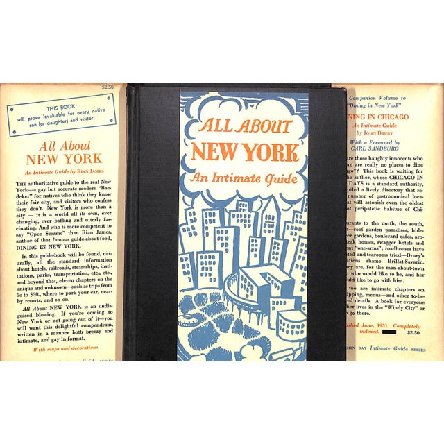 Traditional "All About New York an Intimate Guide" 1931 James, Rian For Sale - Image 3 of 10