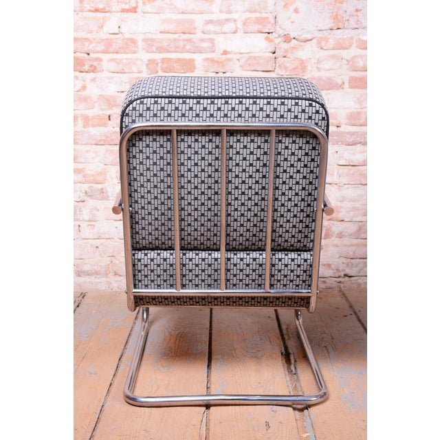 1930s Bauhaus Chairs in Beech and Chrome, Germany, 1930s, Set of 2 For Sale - Image 5 of 18