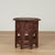 Standout pair of Anglo Indian stands crafted in mahogany with removable octagon tops having floral bone inlays inside a...