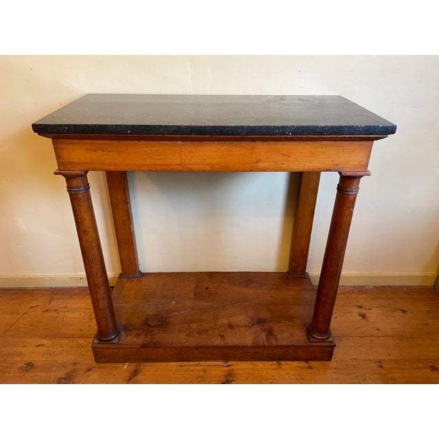 Traditional French Side Table in Cherry, 1820 For Sale - Image 3 of 18