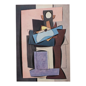 1940s After P. Picasso, "The Fireplace" First Edition Period Offset Lithograph