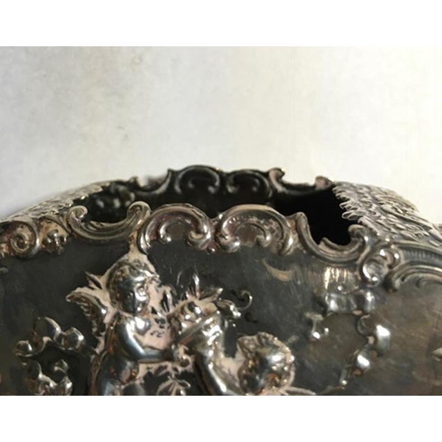 Late 19th Century Baroque Sterling Silver Box Little Love Cart, Italy, 1890 For Sale - Image 13 of 18