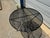 Mid 20th Century Vintage Salterini Style Wrought Iron Mesh Patio Table – 36” Round For Sale - Image 5 of 12