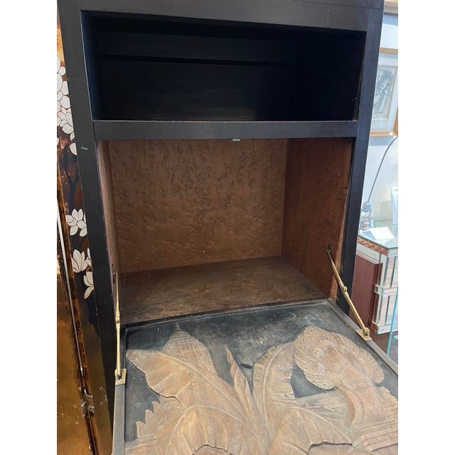 Blackened Wood Cabinet by Georges Henri Laurent, 1880s For Sale - Image 11 of 16