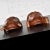 Wood Vintage Mid 20th Century Tribal Carved Wood Figural Bookends Heads Only For Sale - Image 7 of 13