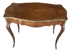 French Desk or Vanity Marqueterie