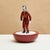Subbuteo Ornament Sculpture in Double-Mold Ceramic from Artigianato Italiano For Sale - Image 4 of 4