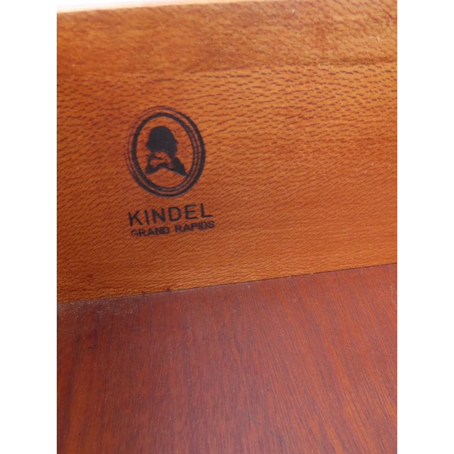 Kindel Serpentine Mahogany Low Dresser Bathroom Vanity 6912 For Sale - Image 9 of 18