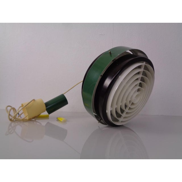 Metal Pendant Lamp by Jo Hammerborg for Fog & Mørup, Denmark, 1960s For Sale - Image 7 of 12