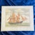 19th Century Hand Colored Ship Engraving by V Cioni For Sale - Image 11 of 11