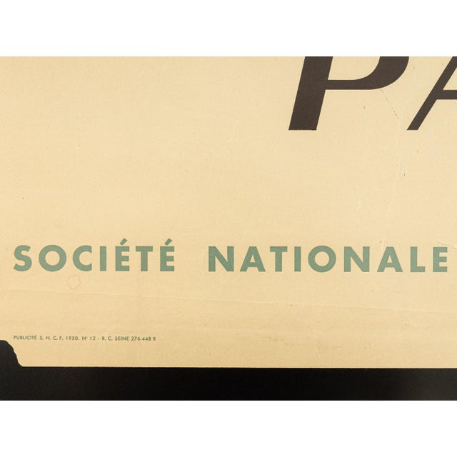 French National Railways Notre Dame Poster, 1950s For Sale - Image 9 of 18