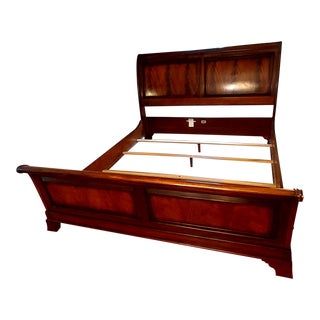 Ethan Allen Newport King Sleigh Bedframe For Sale